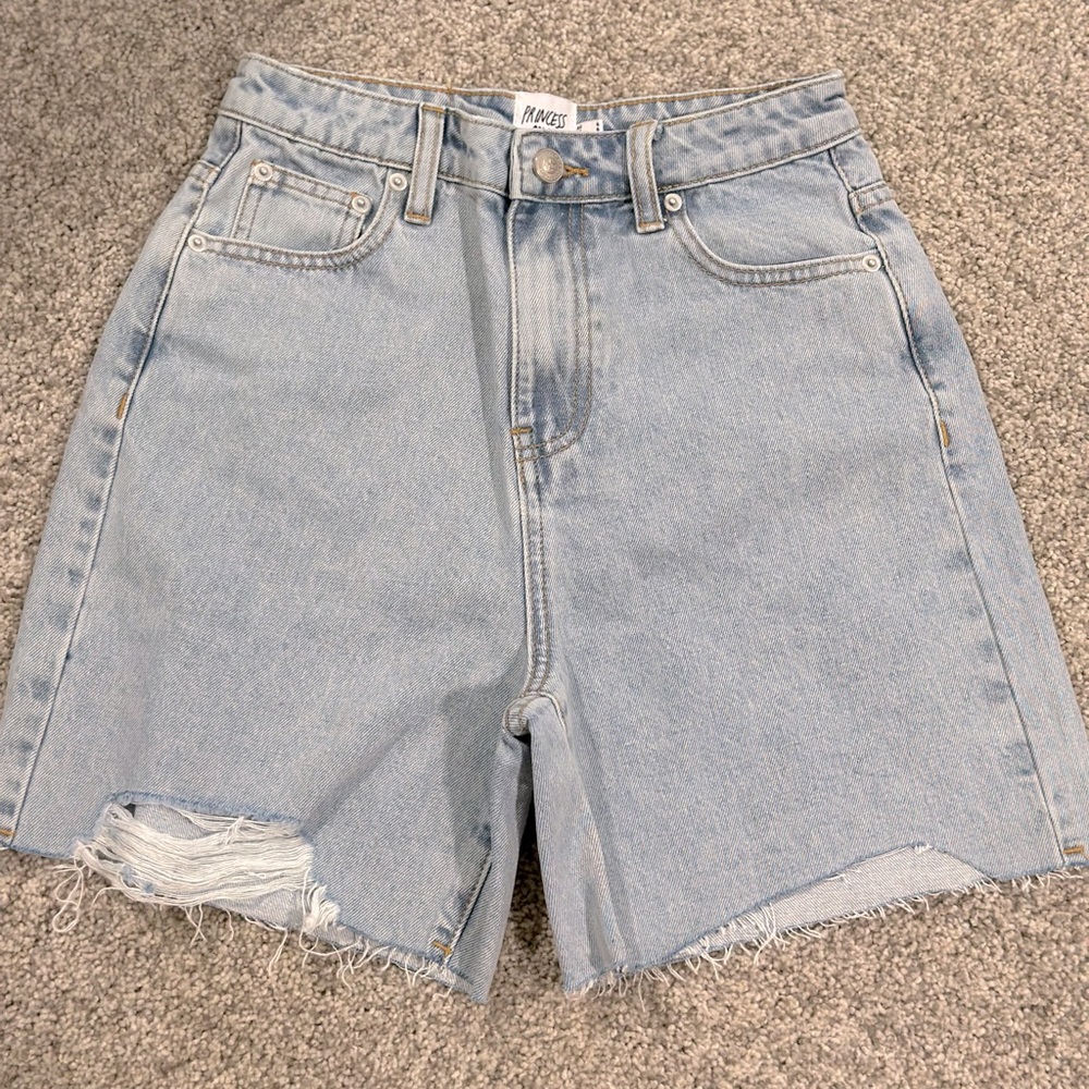Princess Polly Denim Shorts SZ US 2